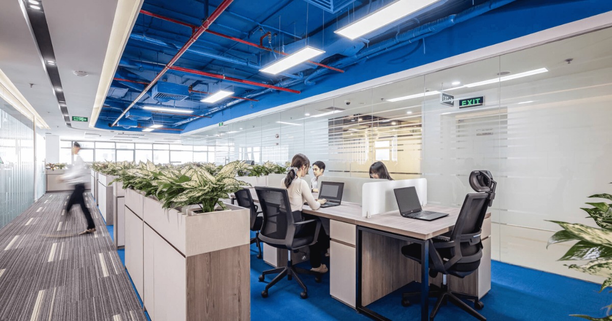 Thiết kế diện tích văn phòng làm việc phù hợp đối với nhân viên