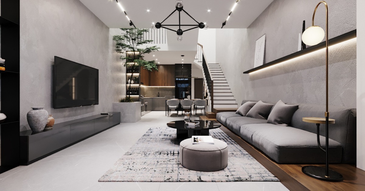 Hiện đại tối giản trắng 