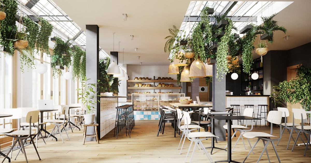 Scandinavian kết hợp coworking