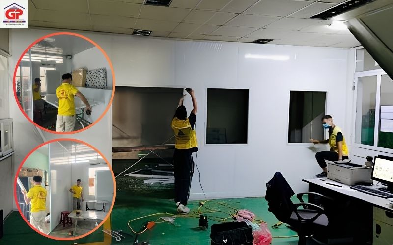 Gia Phong thi công vách ngăn panel chuyên nghiệp và đúng kỹ thuật