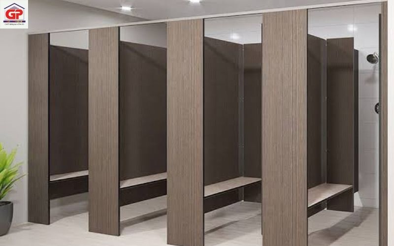 Vách ngăn nhựa Compact chống ẩm cho khu vực vệ sinh
