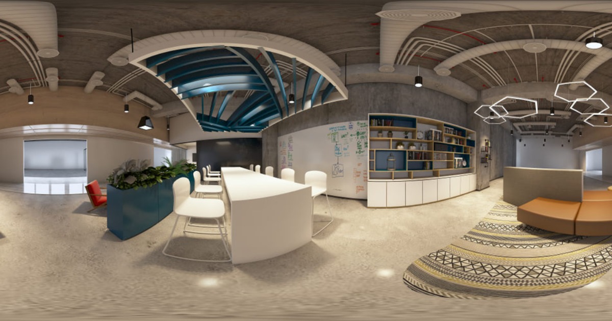 Ý tưởng 5: Khu trải nghiệm VR + màn LED cong 360°