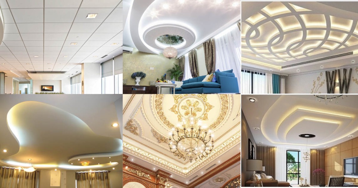 Các loại trần thạch cao phổ biến hiện nay