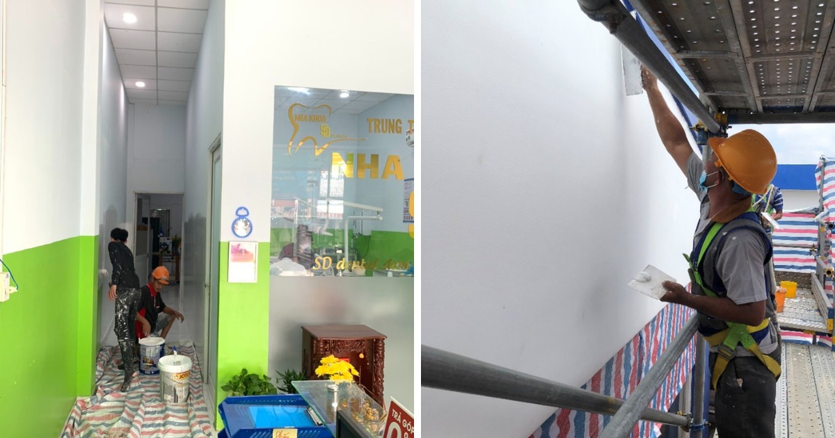 Thi công sơn nước