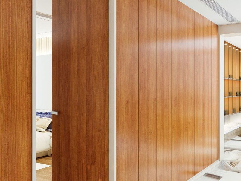 Mẫu vách ngăn nhựa giả gỗ đẹp và tiết kiệm