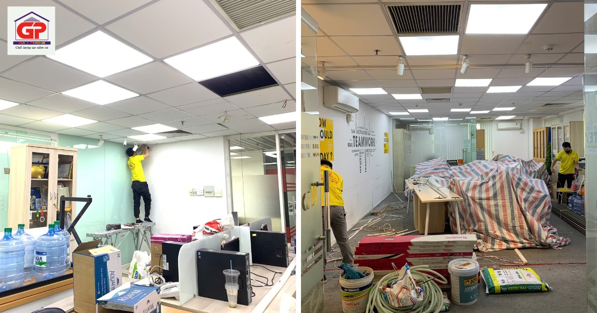 Quy trình cải tạo văn phòng của Gia Phong