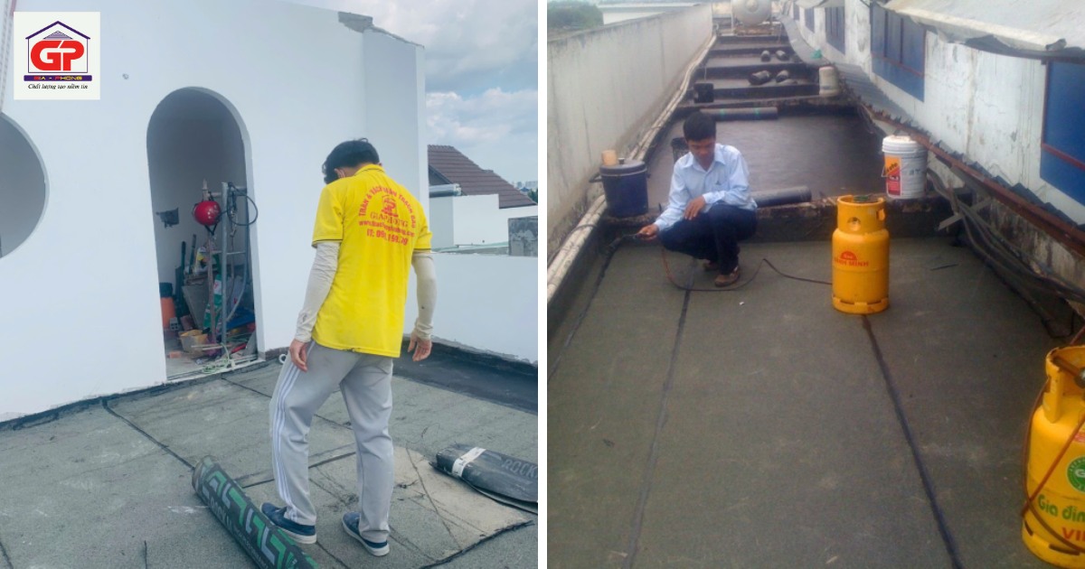 Quy trình thi công chống thấm văn phòng của Gia Phong