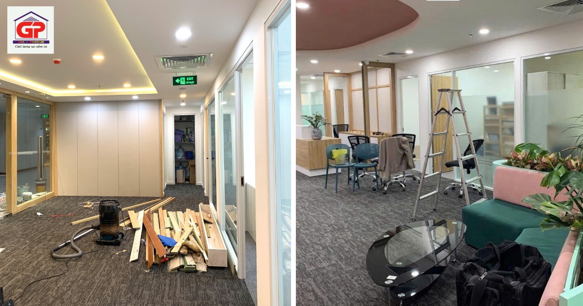 Các hạng mục trong thiết kế thi công văn phòng