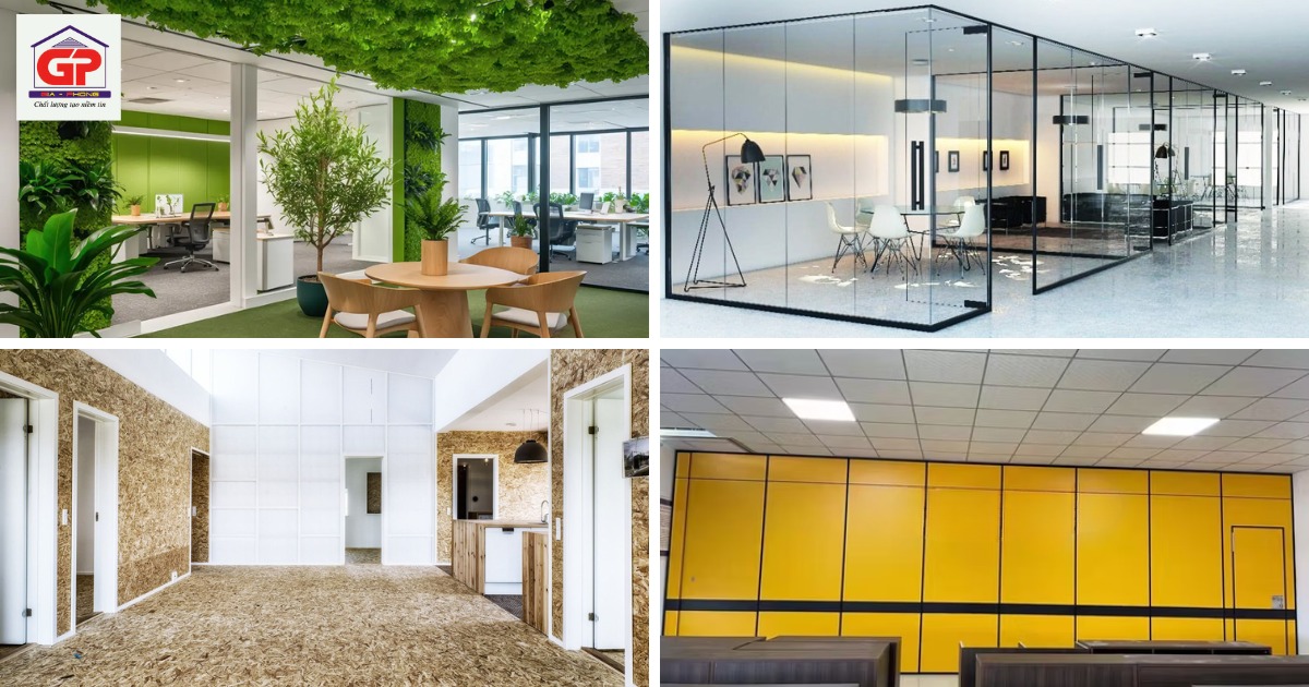 Các những xu hướng thiết kế vách ngăn chia phòng