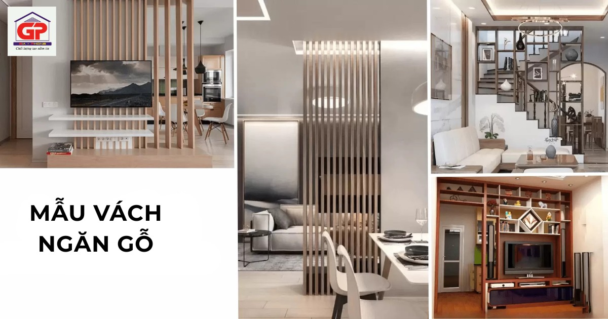 Các ý tưởng vách ngăn bằng gỗ và vật liệu tự nhiên