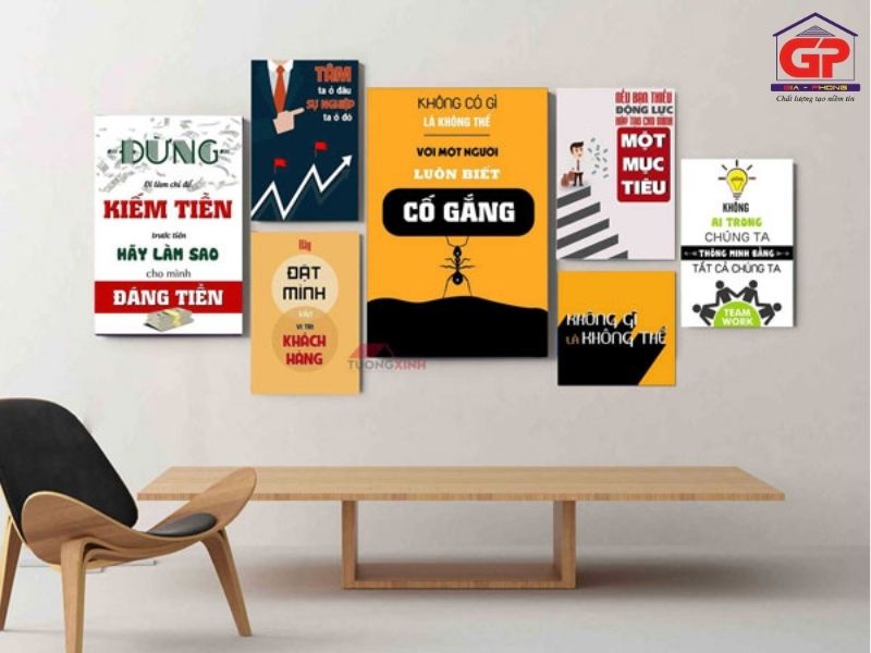 Decal ứng dụng trong văn phòng rất rộng rãi