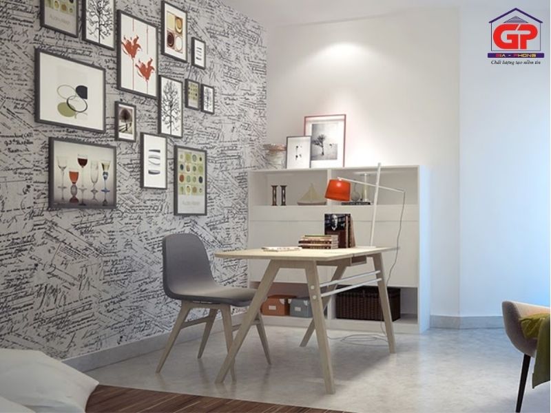 Decor dán tường giúp văn phòng trở nên đồng bộ và chỉn chu hơn nhờ các mảng thiết kế theo cùng phong cách thương hiệu