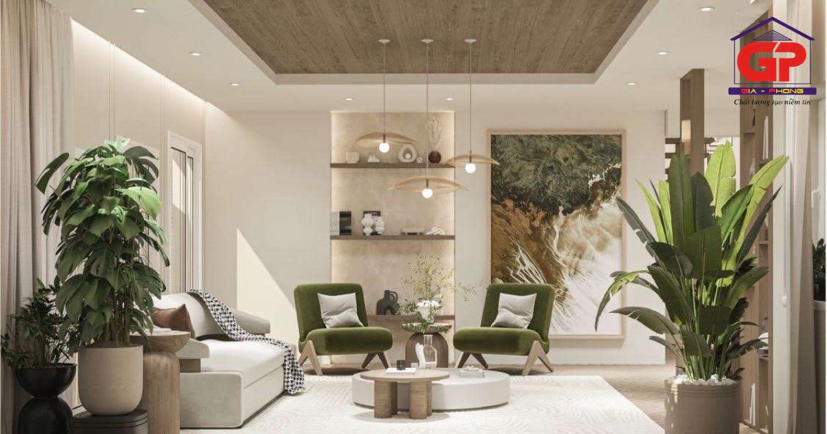 Biến không gian sống trở nên hiện đại với trần thạch cao