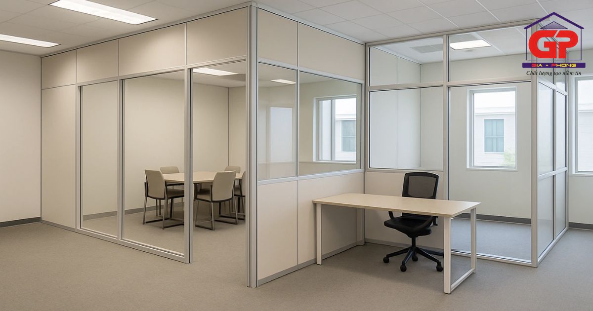 Biến văn phòng làm việc nhỏ trở nên thông minh hơn với giải pháp thi công trần - vách thạch cao