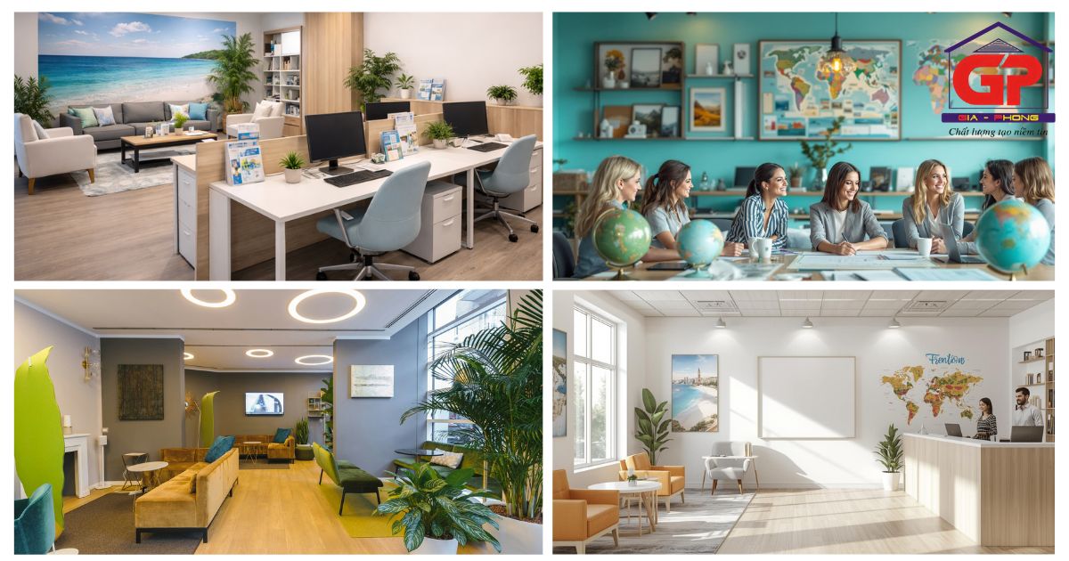 “Bỏ túi” những mẫu văn phòng du lịch đẹp - hiện đại theo từng phong cách thiết kế