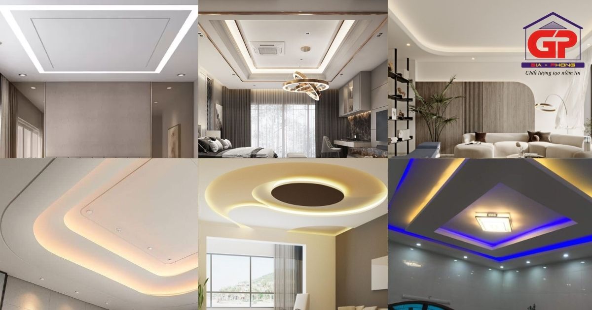 Cập nhật những xu hướng thiết kế trần thạch cao đẹp để lắp đặt đón xuân 2026
