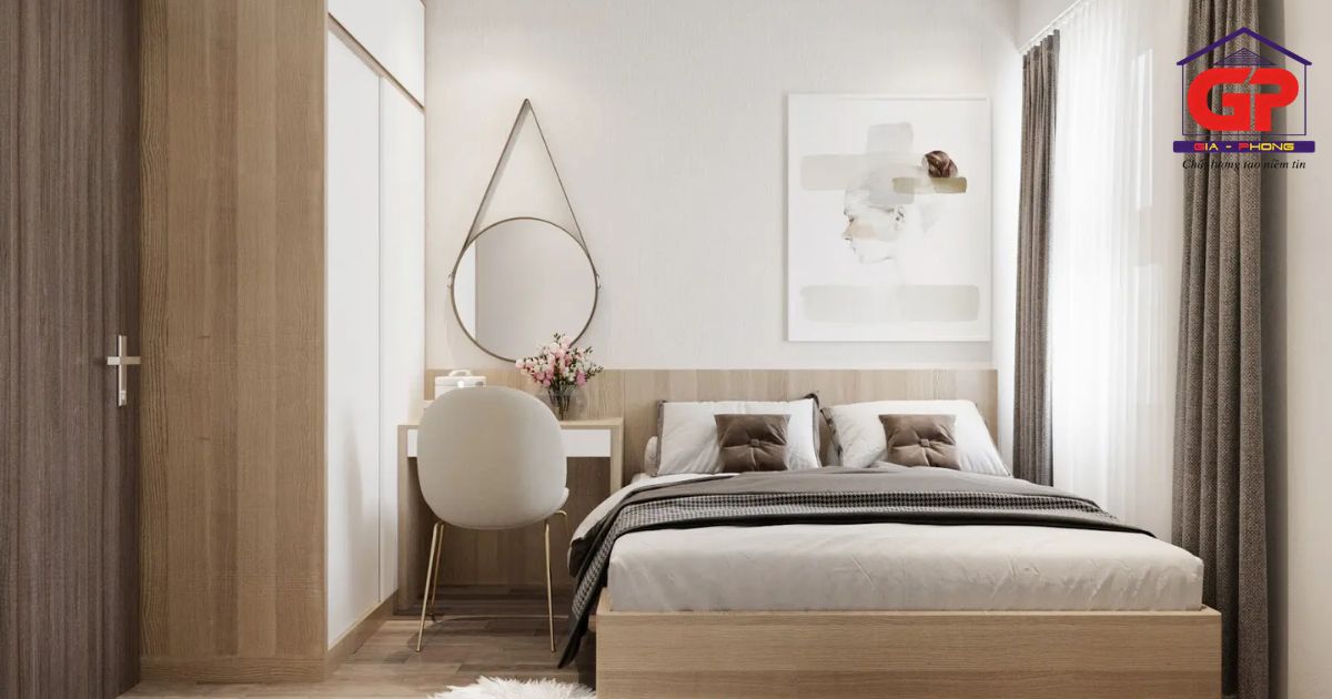 Decor nội thất phòng ngủ vừa nhẹ nhàng vừa thư giãn
