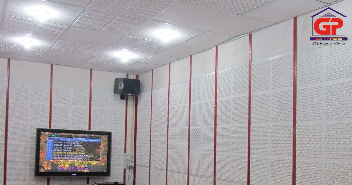 Dịch vụ thi công trần thạch cao tiêu âm trọn gói của Xây Dựng Gia Phong