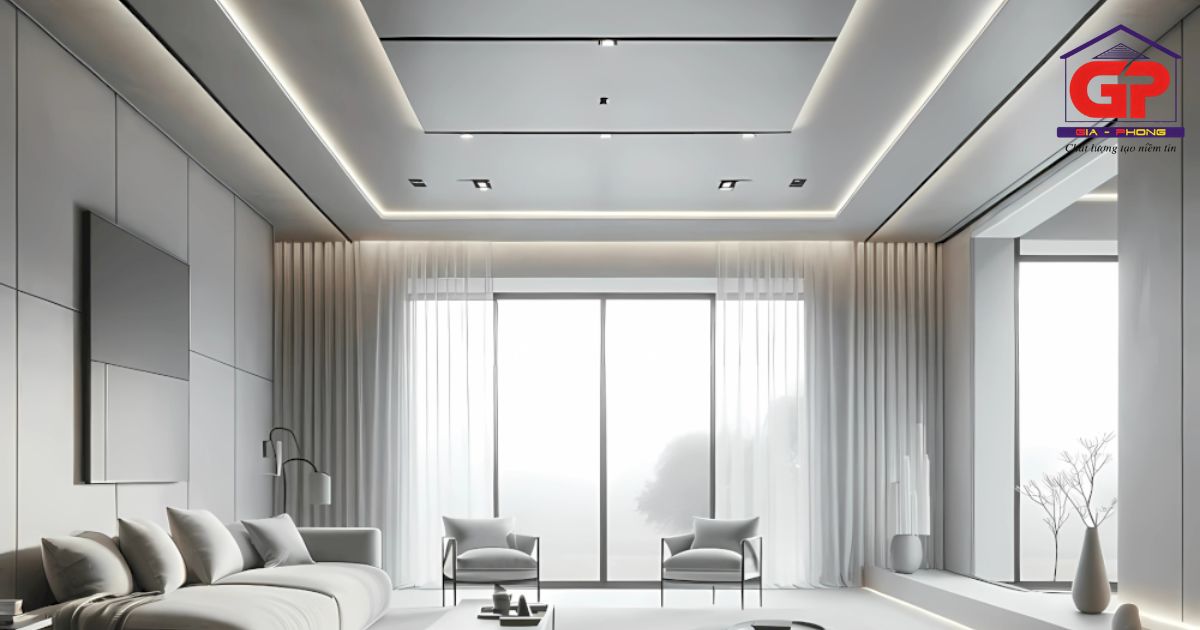 Đổi mới không gian nhà ở với trần thạch cao