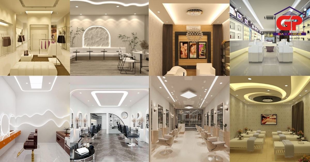 Ghim lại ngay những mầu trần thạch cao đẹp dành cho Spa và Shop năm 2025