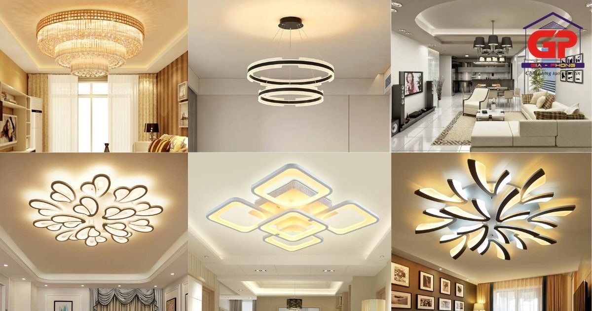 Hé lộ những mẫu trần thạch cao kết hợp với đèn trang trí được ưa chuộng nhất hiện nay