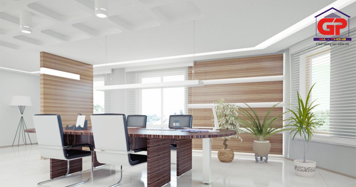 Khẳng định sự chuyên nghiệp với decor văn phòng theo phong cách sang trọng