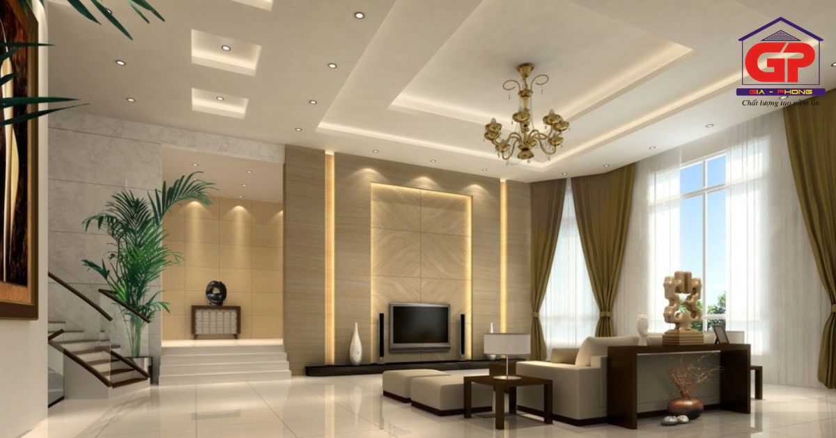 Không gian trở nên hiện đại và gọn gàng hơn nhờ có hệ thống điện nước âm tường