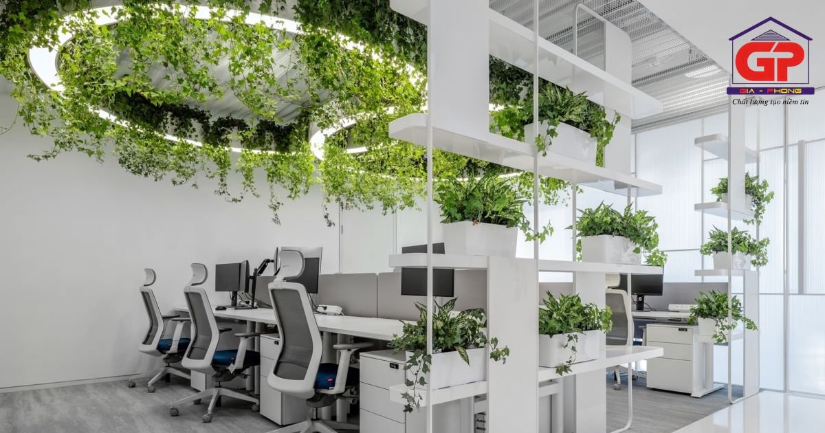 Làm việc hiệu quả, tinh thần vui vẻ với phong cách thiết kế gần gũi thiên nhiên