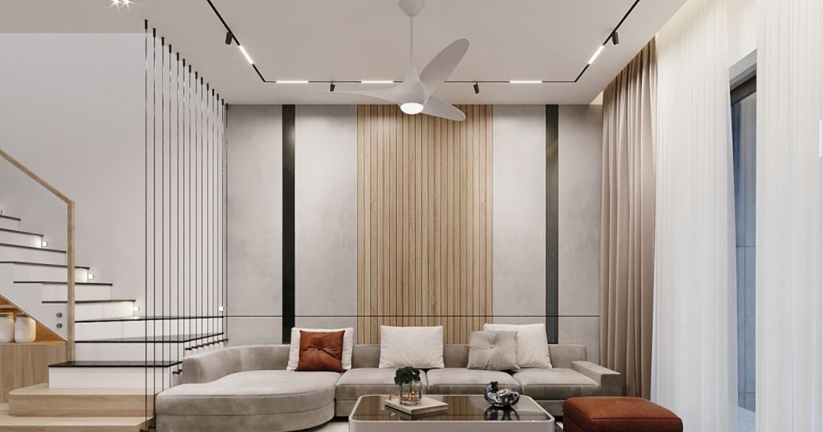 Mẫu trần thạch cao siêu đẹp dành cho không gian phòng khách