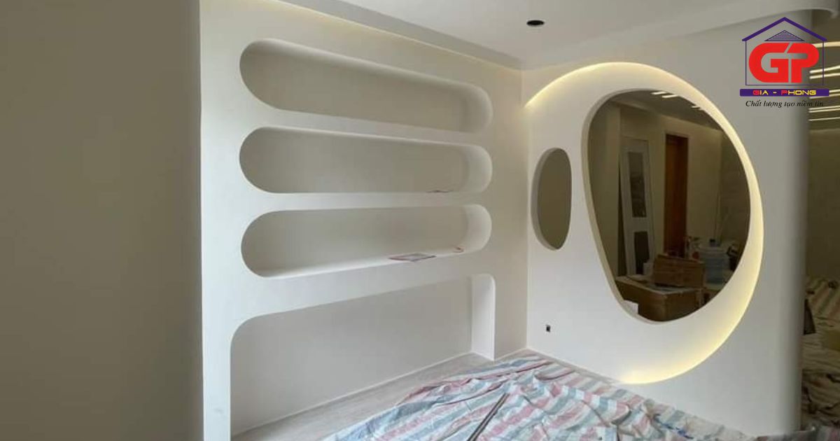 Mẫu vách ngăn thạch cao nào đẹp nhất 2025?