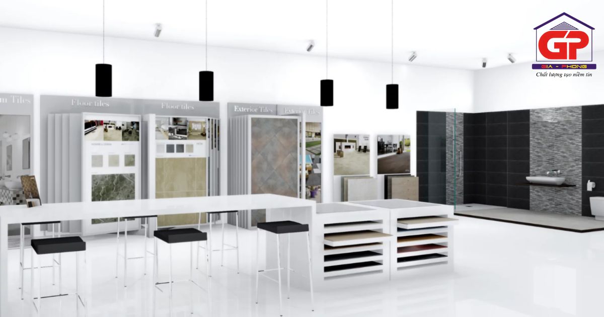 Mới lạ sự kết hợp giữa vách thạch cao với đèn trang trí