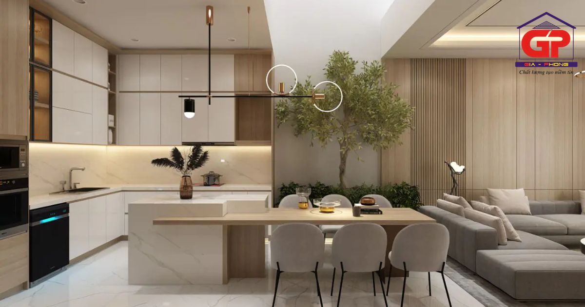 Phòng bếp - ăn tiện nghi nhờ Decor theo kiểu mới