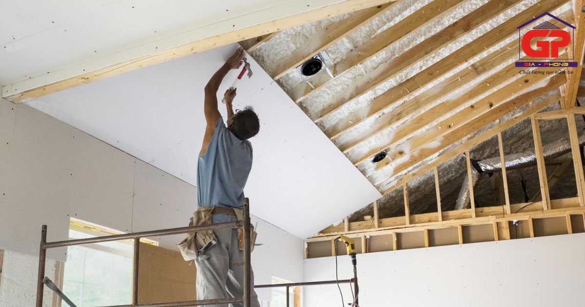 Thi công đồng bộ điện nước và trần thạch cao - giải pháp hoàn hảo cho nhà ở hiện đại