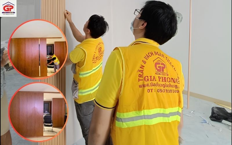 Gia Phong tư vấn và thi công vách ngăn thạch cao nhanh chóng, chuyên nghiệp