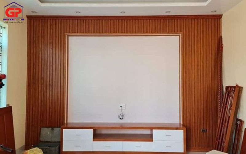 Vách trang trí bằng vật liệu tấm nano - Giải pháp chống ẩm và thẩm mỹ cao
