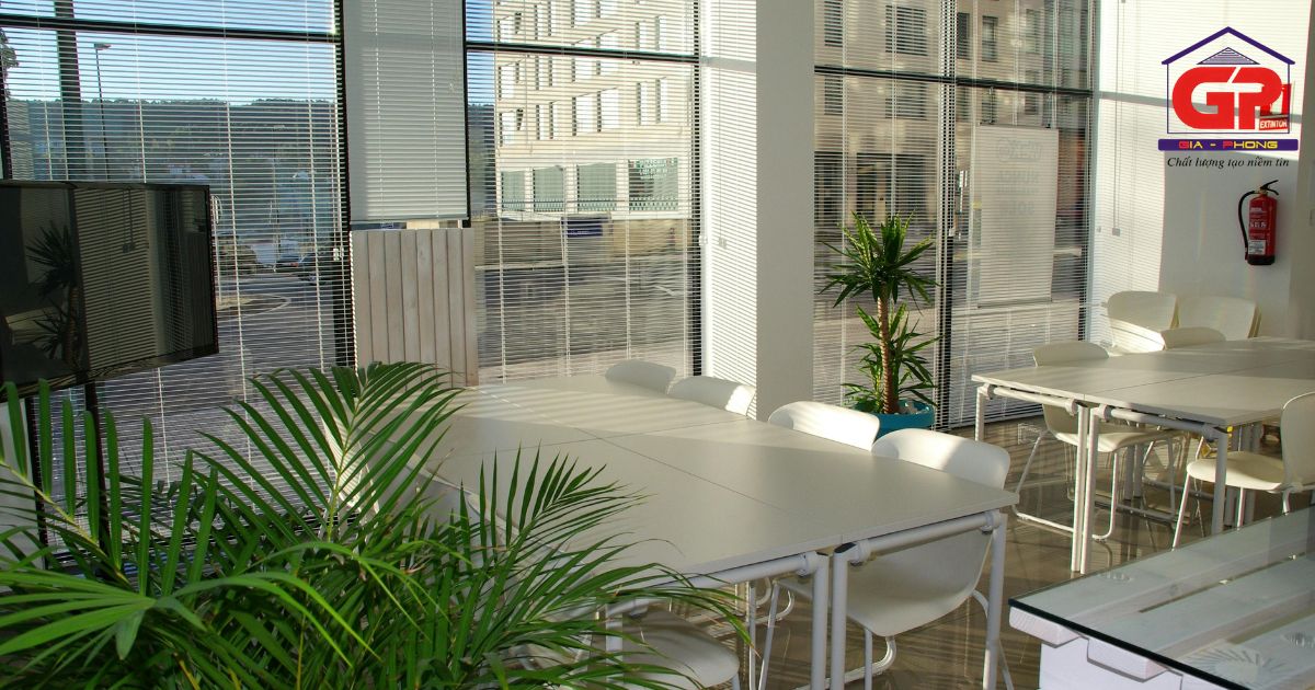 Văn phòng đẹp khi thiết kế kết hợp với ánh sáng tự nhiên