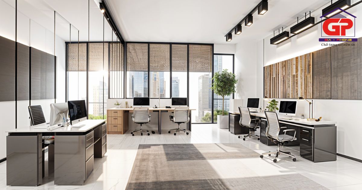 Văn phòng nhỏ vẫn chuyên nghiệp và đẳng cấp nhờ decor theo phong cách Modern Office