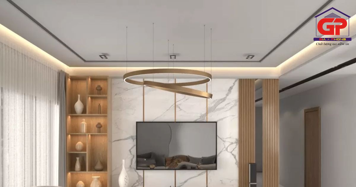 Xu hướng cho căn hộ hiện đại gọi tên trần thạch cao phẳng